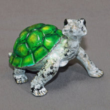 Load image into Gallery viewer, Original Multicolor Bronze Turtle Handcasted Limited Edition Statue Sculpture