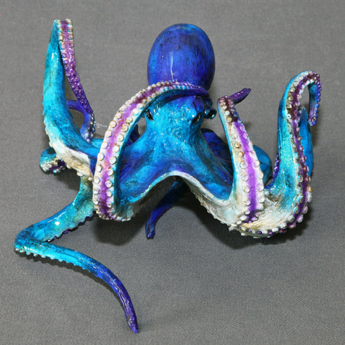 Limited Edition Bronze Octopus Figurine Statue Sculpture Aquatic Art/Signed & Numbered